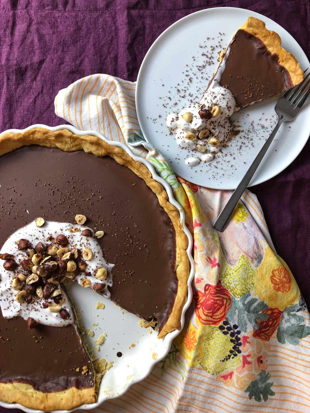 Chocolate tart