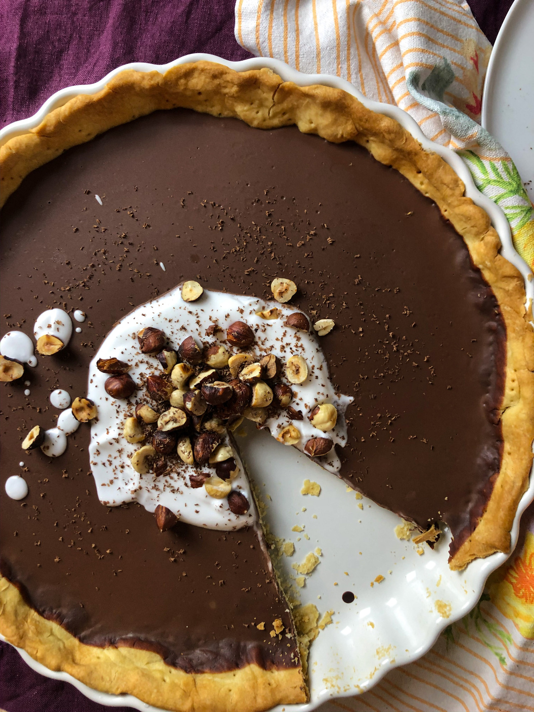 Chocolate tart