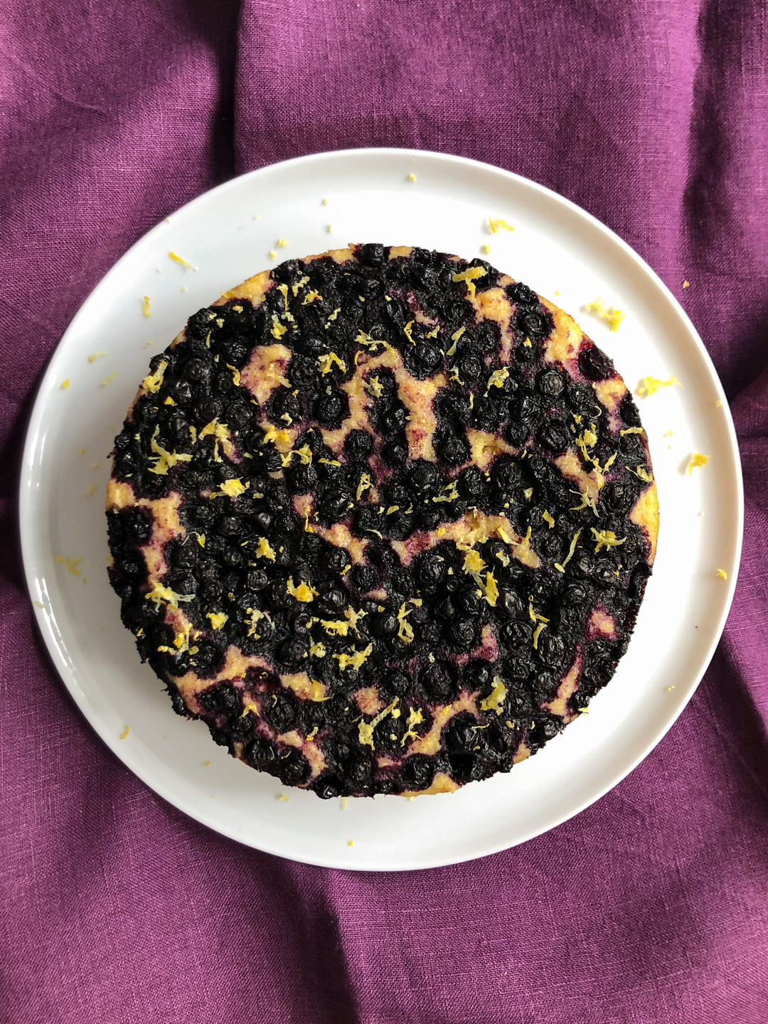 lemon cornmeal cake